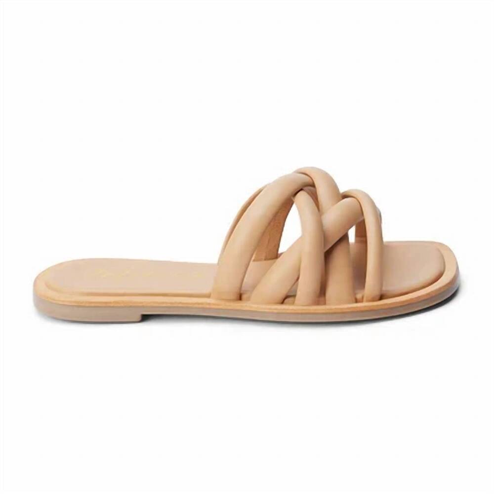 NEW MATISSE women's roy slide sandal in nude